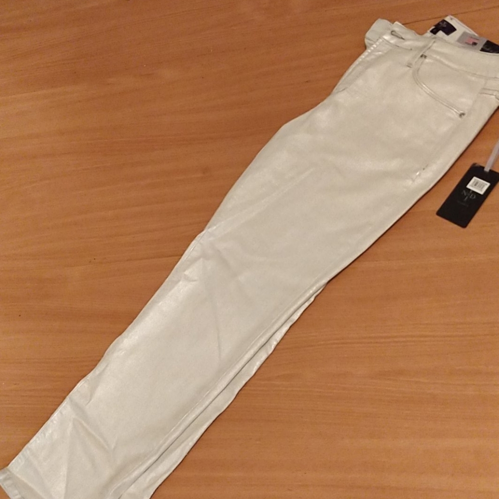 NYDJ ANKLE SHINE JEANS DENIM SIZE 6 NWT